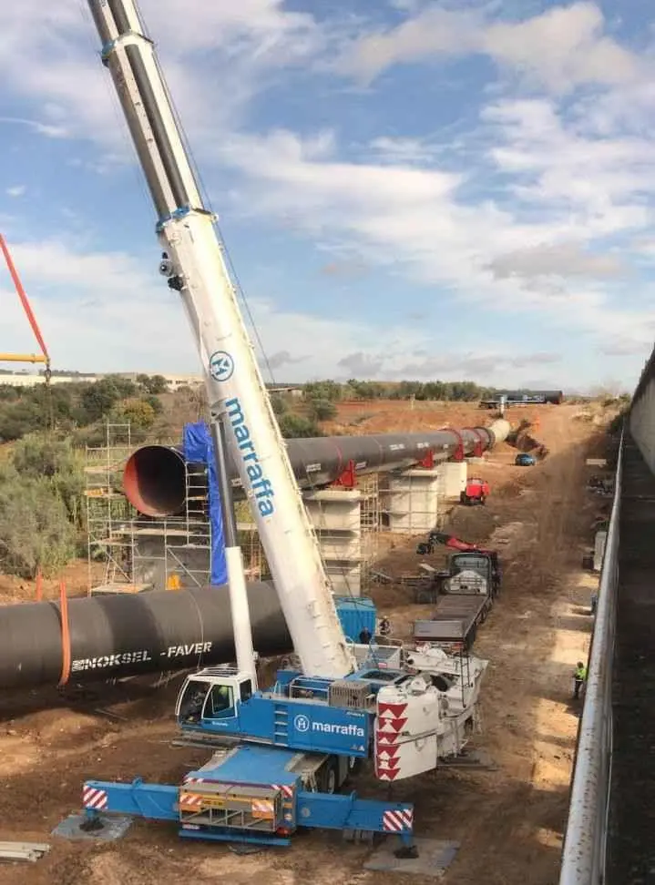 Erection Design and Construction of Water Pipeline - DN3000