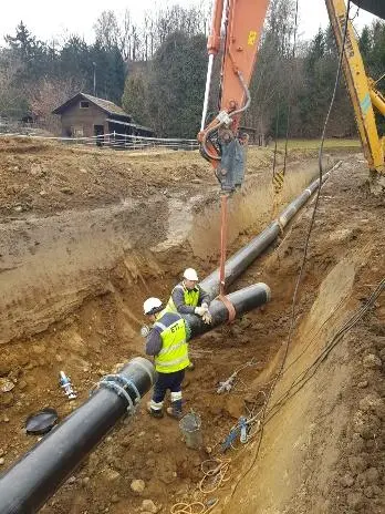 Welding and Installation of Main Pipeline DN400 and Transmission Line DN300 - Bruck an der Mur / St. Michael / Traboch